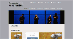 Desktop Screenshot of cie-anadyomene.com