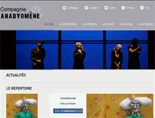 Tablet Screenshot of cie-anadyomene.com